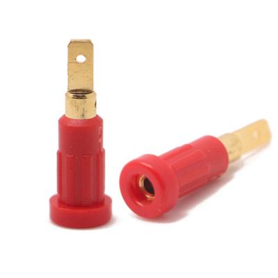 China audio & Video Gold Plated 2mm Panel Socket Banana Plug PCB Socket Binding Post for sale