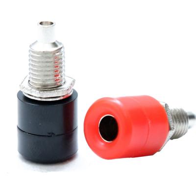 China audio & Post 4mm Visual Terminal Binding Banana Amplifier Sockets Banana Connectors Mount Female Socket Jack For Banana Plug Wire Along for sale