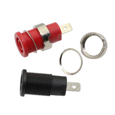 China audio & Video 4mm Banana Sockets Multimeter Banana Plug Female Main Jack Socket Plug Wire Connector Female for sale