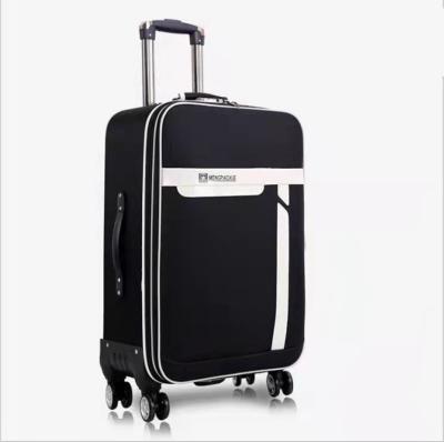 China Polyester Oxford Luggage Spinner Business Brand High Quality Waterproof Rolling Suitcase Rolls 20 Inch Cabin Trolley High Capacity for sale