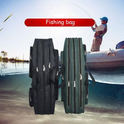 China High Quality Waterproof Fishing Rod Tackle Backpack Bags Large Capacity Casual Newcomer 80-120cm for sale