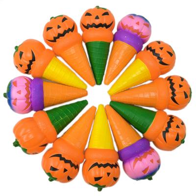 China Wholesale Pumpkin Elephant Pumpkin Elephant Ice Cream Factory New Halloween Squishy Soft Rising Toys Gifts Juguete De Halloween for sale