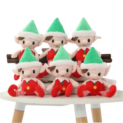 China Wholesale Custom Cute Christmas Gift Juguetes De Navidad de Toy Xmas Stuffed Doll New Year Popular Plush Christmas Gift for sale