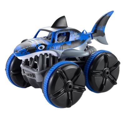 China RC model 2021 new rc cars hobby shark train KIS gift 360 degree rotate remote control stunt amphibious rc car for sale for sale