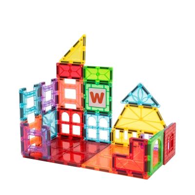 China Building Toy Wholesales DIY 3d Magnetic Building Blocks Set Tile Kit Magnetic Building Toy for Kids as Best Gift for sale