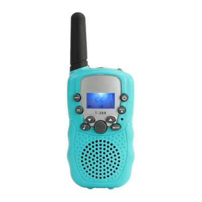 China LOGO Kids Walkie Talkies 3 KMs Plastic Long Range 2 Way Custom Radio 22 Channels Walkie Talkies For Kid Toys Gifts for sale