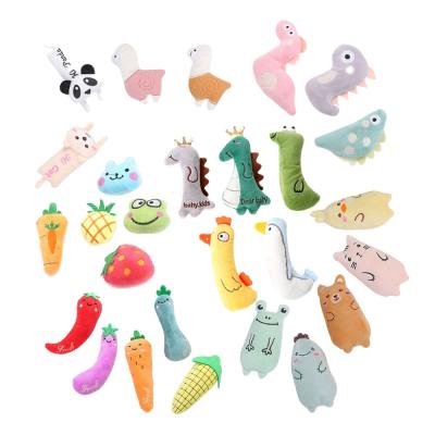 China Various Color Viable Pet Interactive Nip Toy Fashion New Sutffed Animal Fruit Soft Plush Toys Filled Nip for sale