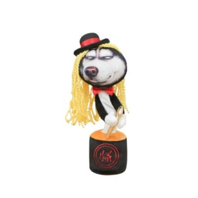 China Amazon Wholesale Hot-selling Sing and Dance Super Funny Husky Plush Stuffed Body Dancing Singing Shake Doll Toys with Expression for sale