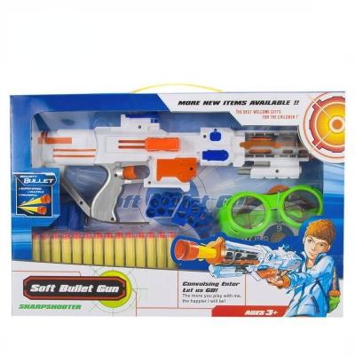 China Soft Bullet Gun Solid Color Spray Paint Soft Airsof Projectile Gun With Certificate for sale