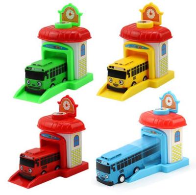 China Kids Eco-Friendly Toy Bus Tayo Rogi Gani Lani Plastic Shooting-Car Station Little Bus Tayo Toy Car for sale