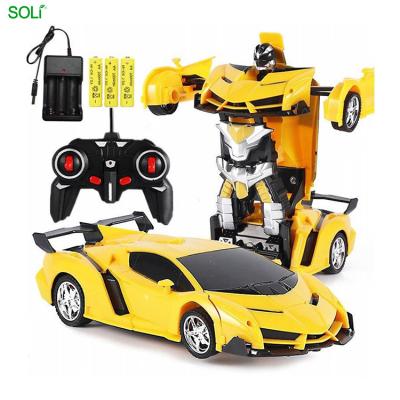 China Other Wholesale Funny Hot Universal Controlled Deformation Remote Control Toy Robot Car Transformation for sale