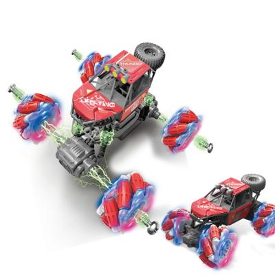 China 2.4G Light Grade 2.4G Full Resistance Top Music Remote Control DIY Rc Car Toys Stunt Drift Remote Control Car for sale