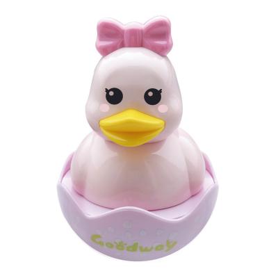 China Eco-Friendly Material Top Selling Kids Fun Rattle Toddler Bath Toy With Music Duck Baby Rocker Toys for sale