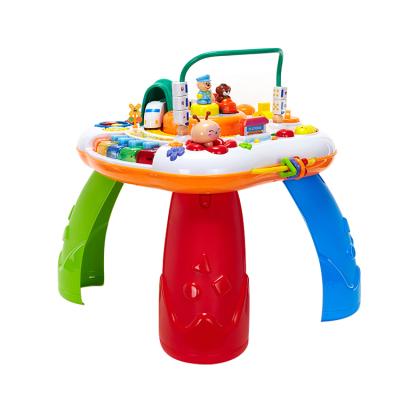 China Multifunctional Top Grade Multifunctional Infant Activity Tables Baby With Music Light Table Early Educational Study Toys for sale