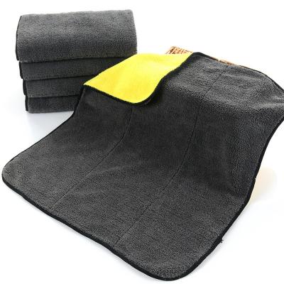 China Factory Stocked Coral Towel Factory Wholesale Price Thick Fleece Microfiber Towel Car Factory for sale