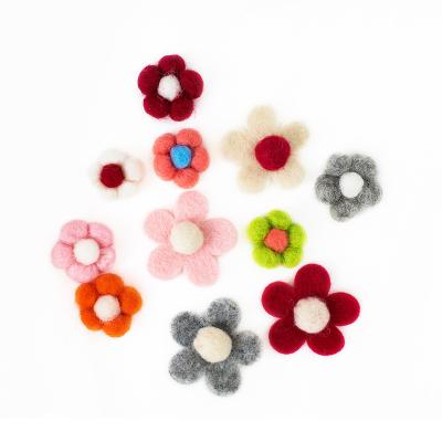 China High Quality Wool Felt Flower Felt Christmas Ornaments for sale