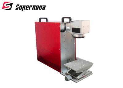 China Supernova Laser Portable Fiber Laser Marking Machine Maker & Rotary Device for sale