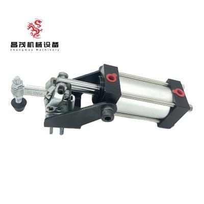 China Quick Locking High Quality HS-12050-A Pneumatic clamp air toggle clamp holding capacity 91KG/200LB 1/8''Inlet similar to 807-U for sale