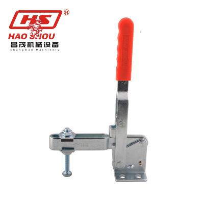 China Heavy Duty HS-14412 China Haoshou Vertical toggle Clamp for drilling fixture holding capacity 300Kg for sale