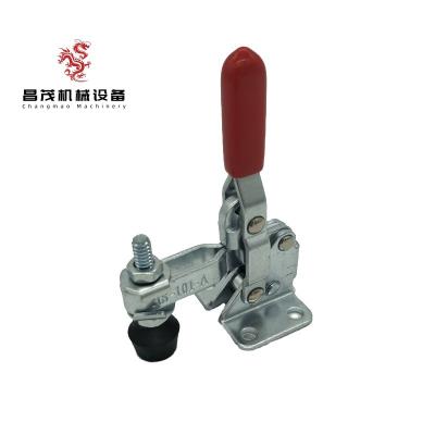 China Fixture; Industrial equipment HS-101-A Same as 201-U 50KG/110Lb hold capacity toggle clamp Taiwan antislip vertical clamp used for jigs and fixtures for sale