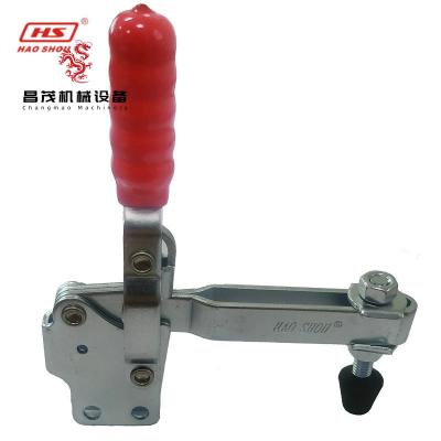 China Quick Locking HS-12137 same as 207-ULB toggle clamp vertical Hold Capacity 227KG/500LB Long U Bar Straight base Mini order for sale