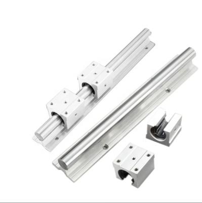 China Long Operating Life SBR10/12/16/20/25/30/35/40/50UU guide rail circular rod linear sliding bearing mechanical optical axis guide rail slider for sale