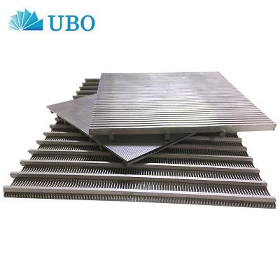 China Hydraulic Wedge Wire Oil Drilling Water Treatment Wedge Flat Panel Screen SS 316 For Chemical for sale