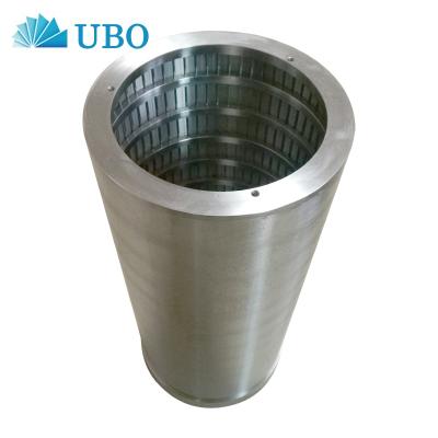 China Papermaking Industry SS Paper Mill Wire Mesh Pressure Screen Basket For Paper Pulp Making for sale