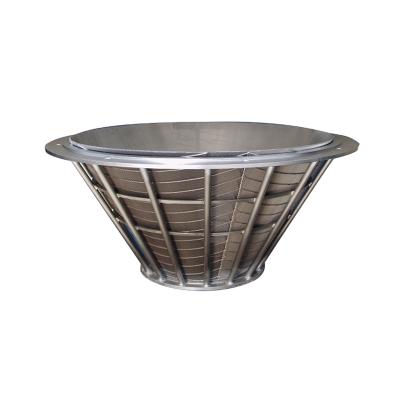 China Industrial Sugar Centrifuge Filter China SUS316 SS Johnson Pressure Wedge Wire Centrifuge Basket Screen For Fine Coal for sale