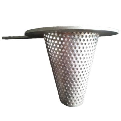 China Corrosion Resistance Stainless Steel Wire Mesh Cone Strainer Filter For Industrial Water Filter for sale