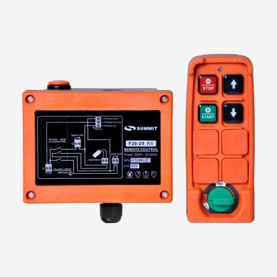 China Crane Uting F20-2S Wireless Waterproof Remote Control Switch for Winch and Crane for sale