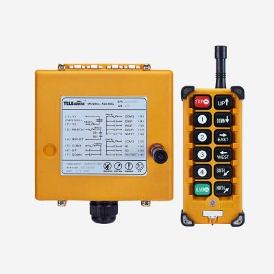 China F23-A++ Waterproof Industrial Wireless Transmitter and Receiver 8 Speed ​​Remote Single Keys for Crane Hydraulic Equipment for sale