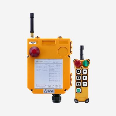 China Ningbo Uting F24-6S universal drop resistance 6 single speed waterproof radio remote control for crane and crane control for sale