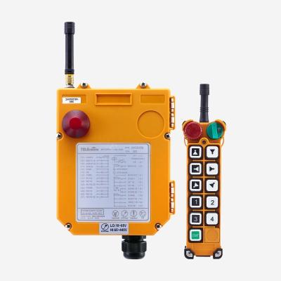 China Teleconrol F24-10D 10 Push Buttons Two Speed ​​EOT Gantry Crane Aerial Industrial Radio EMS Waterproof Remote Control Button for sale