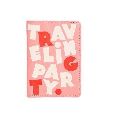 China Fashion Handmade Qualified Durable Factory Direct Custom Made Logo Travel Passport Holder Wallet For Girls for sale