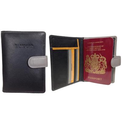 China 2021 Portable PU Leather Travel Wallet Passport Cover Card Holder for sale