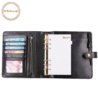 China PU Leather Mini Notebook 2020 Gift Sets and Name Card Holder for sale