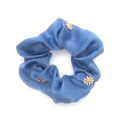 China Cute Smooth Elastic Hair Band Ponytail Headband Sunflower Hair Scrunchies For Women Girls for sale