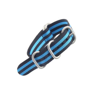 China Custom 20mm Zulu Strap Nylon Watch Strap from Fashion Factory for sale