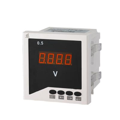 China Widely High Precision Measurement AC DC Digital Display Single Phase Panel Voltmeter for sale