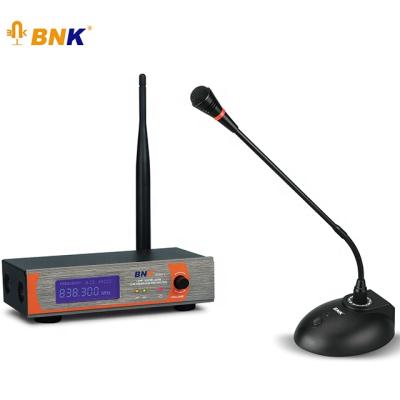 China Professional Headset Microphone BNK Single Channel Gooseneck Microphone Wireless Conference B8H for sale