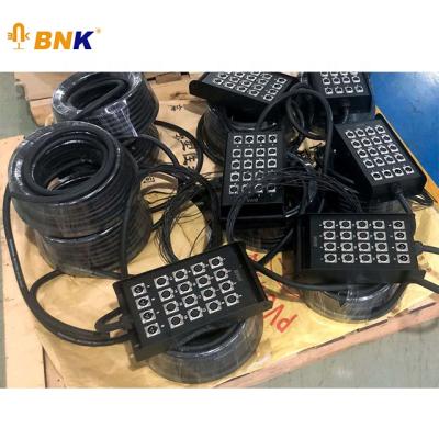 China BNK Professional Speaker OEM XLR 16 Input 4 Output Audio Snake Cable 50M BKSA-20 for sale