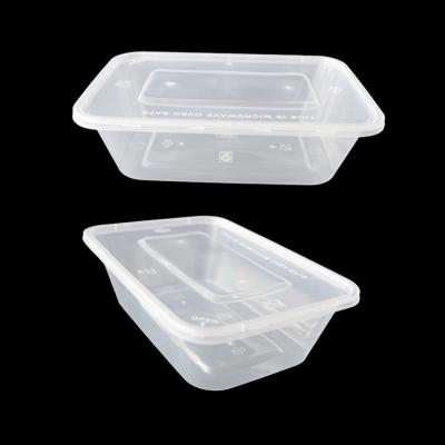 China Disposable Food Packaging Microwavable Microwavable Lunch Box Take Away Lunch Box Plastic Food Container for sale