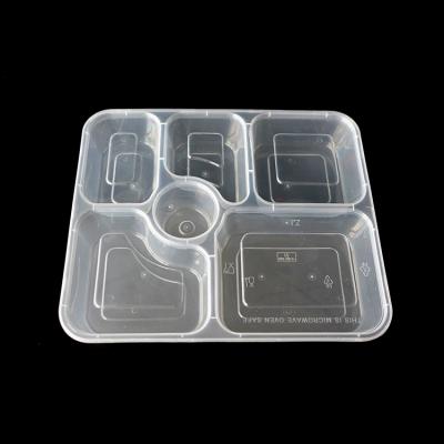 China Custom Logo Safety Microwavable Disposable Food Container Disposable Plastic Food Packaging Quick Container for sale