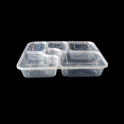 China Custom Biodegradable Disposable Microwavable Disposable Food Container Takeaway Food Bowls Plastic Bowls for sale