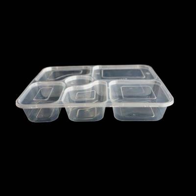 China Kitchen Microwavable Vegetable and Food Container Microwavable Plastic Cutlery Box Disposable Food Takeaway Containers for sale