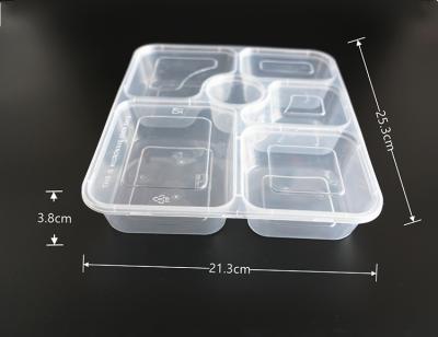 China Hot Selling Microwavable Food Storage Container Durable Kitchen Plastic Food Storage Container for sale