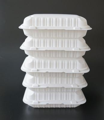 China Customized Viable White Fast Shipping 850ml 1000ml 1200ml 1400ml PP Disposable Food Containers for sale