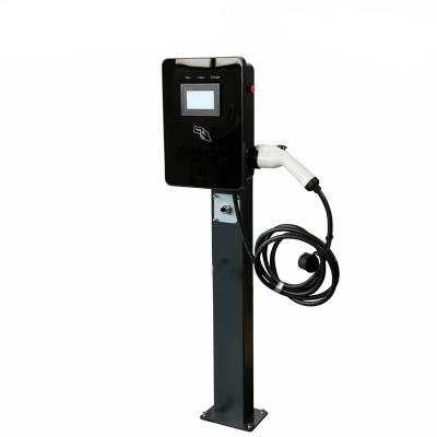 China 22kw AC EV Charger Home Charging Station Type - 2 Ev Charger Screen Home Electric Car Charger 3 Phase With 4 Charging Evs CE ASW-EVA-22K-W01 .3 inches for sale