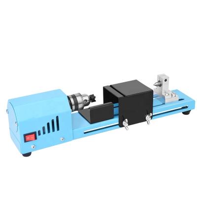 China Factory Home Multifunction Easy To Operate Small Gear Stepless Regulation High Quality Wooden Lathe for sale